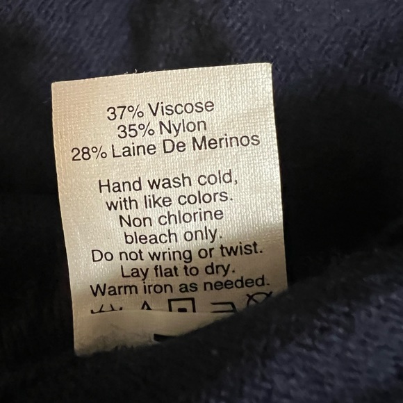 J.CREW, FOX NAVY BLUE SWEATER, WOMEN, SMALL - Picture 5 of 6